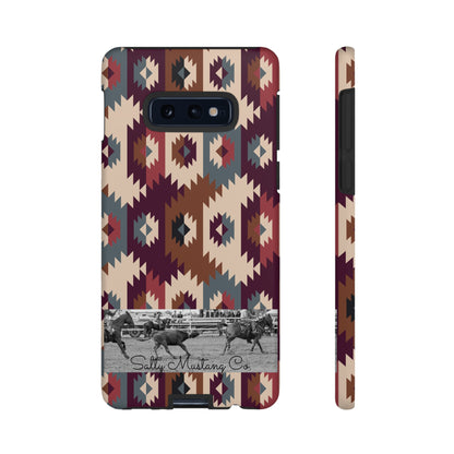 Southwest Pattern Team Roper Band Samsung Tough Cases