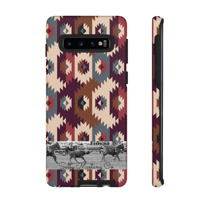 Southwest Pattern Team Roper Band Samsung Tough Cases