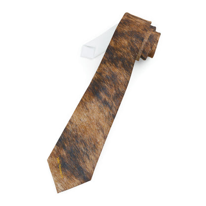 Brindle Cow Print Necktie