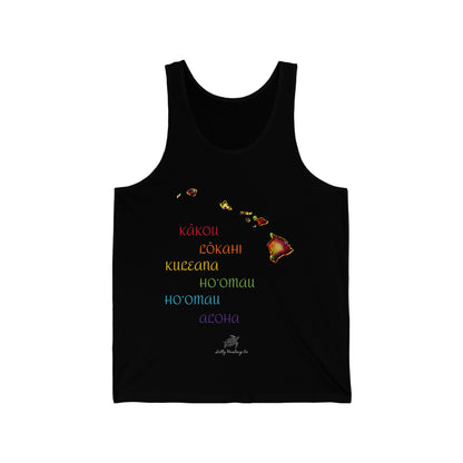 Hawaiian Roots of Unisex Jersey Tank