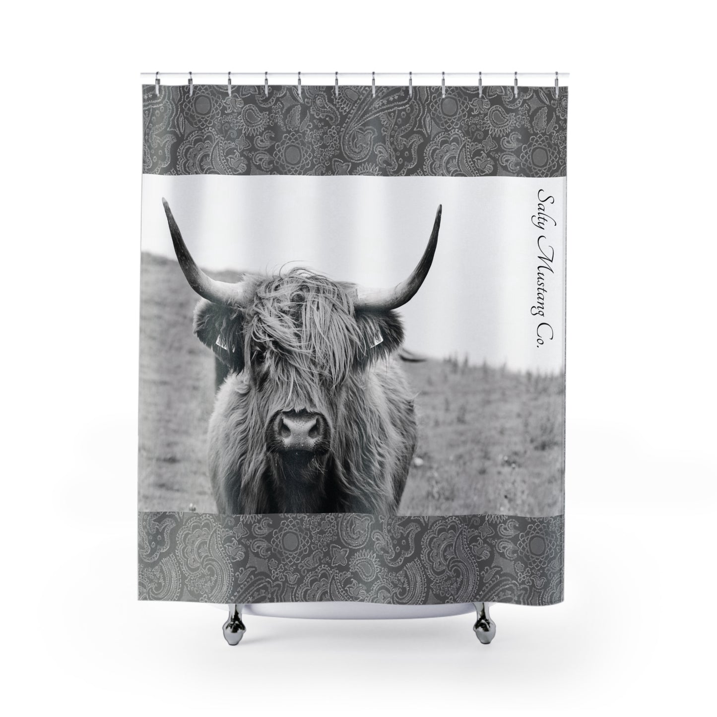 Highland Cow Shower Curtain