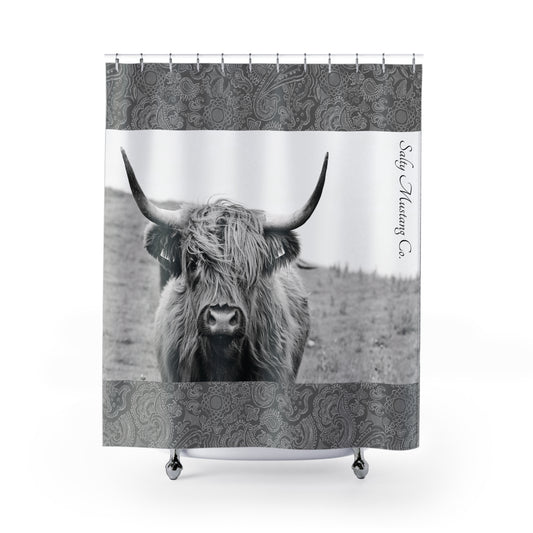 Highland Cow Shower Curtain