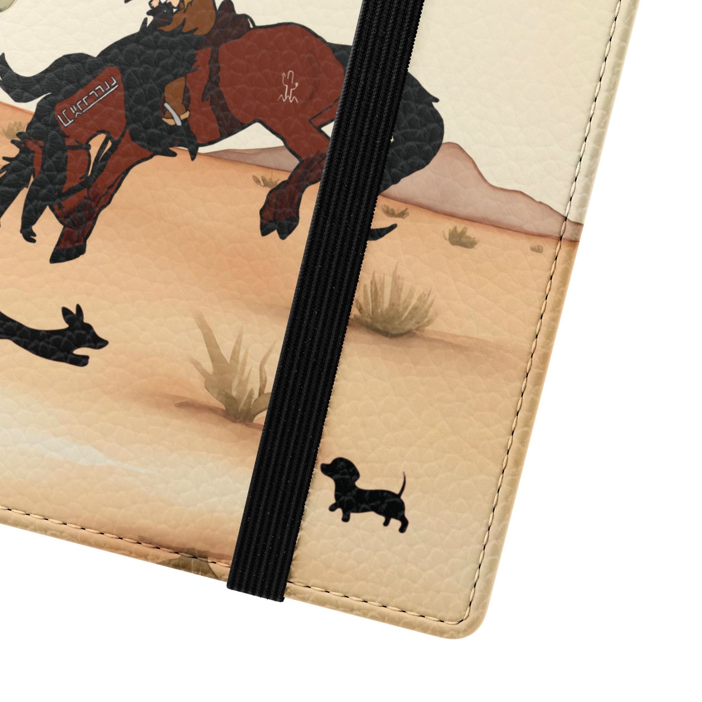 Salty Mustang Co. Lady Puncher Flip Wallet Phone Case (Samsung & iPhone)