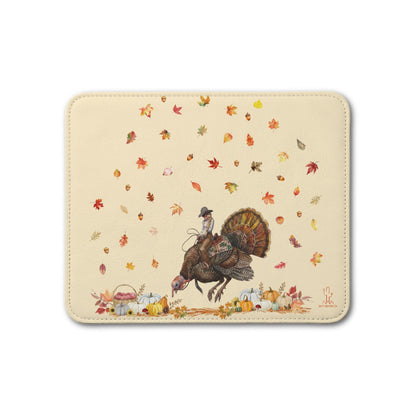 Turkey Puncher Leather Placemat