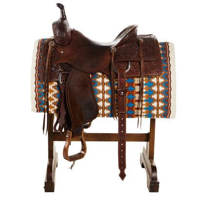 1313AA-15 Double Arrow 40X34 New Zealand Wool Saddle Blanket