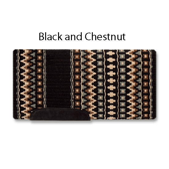 1313DOM-40 Domino 40X34 New Zealand Wool Saddle Blanket