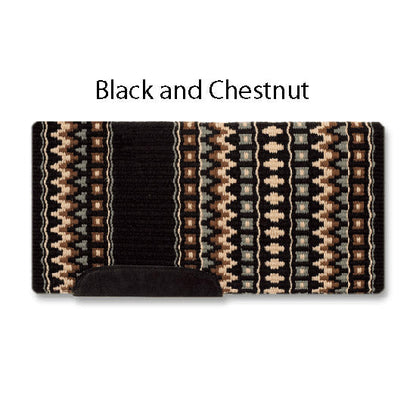 1313DOM-40 Domino 40X34 New Zealand Wool Saddle Blanket