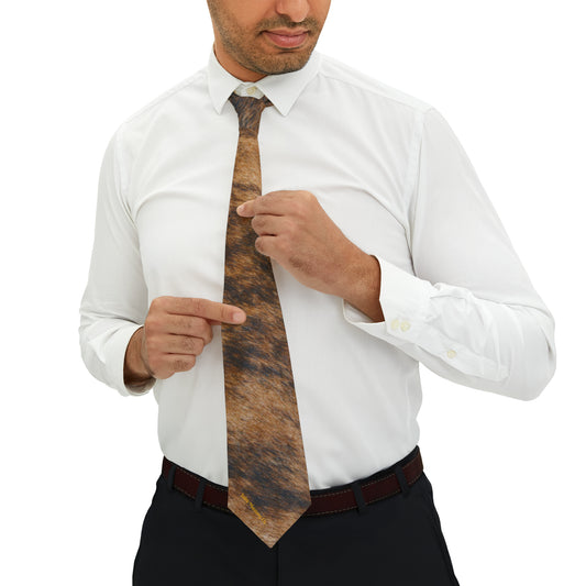 Brindle Cow Print Necktie