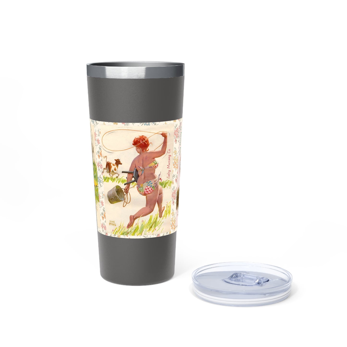 Hilda On The Farm Duane Bryers Copper Vacuum Insulated Tumbler, 22oz