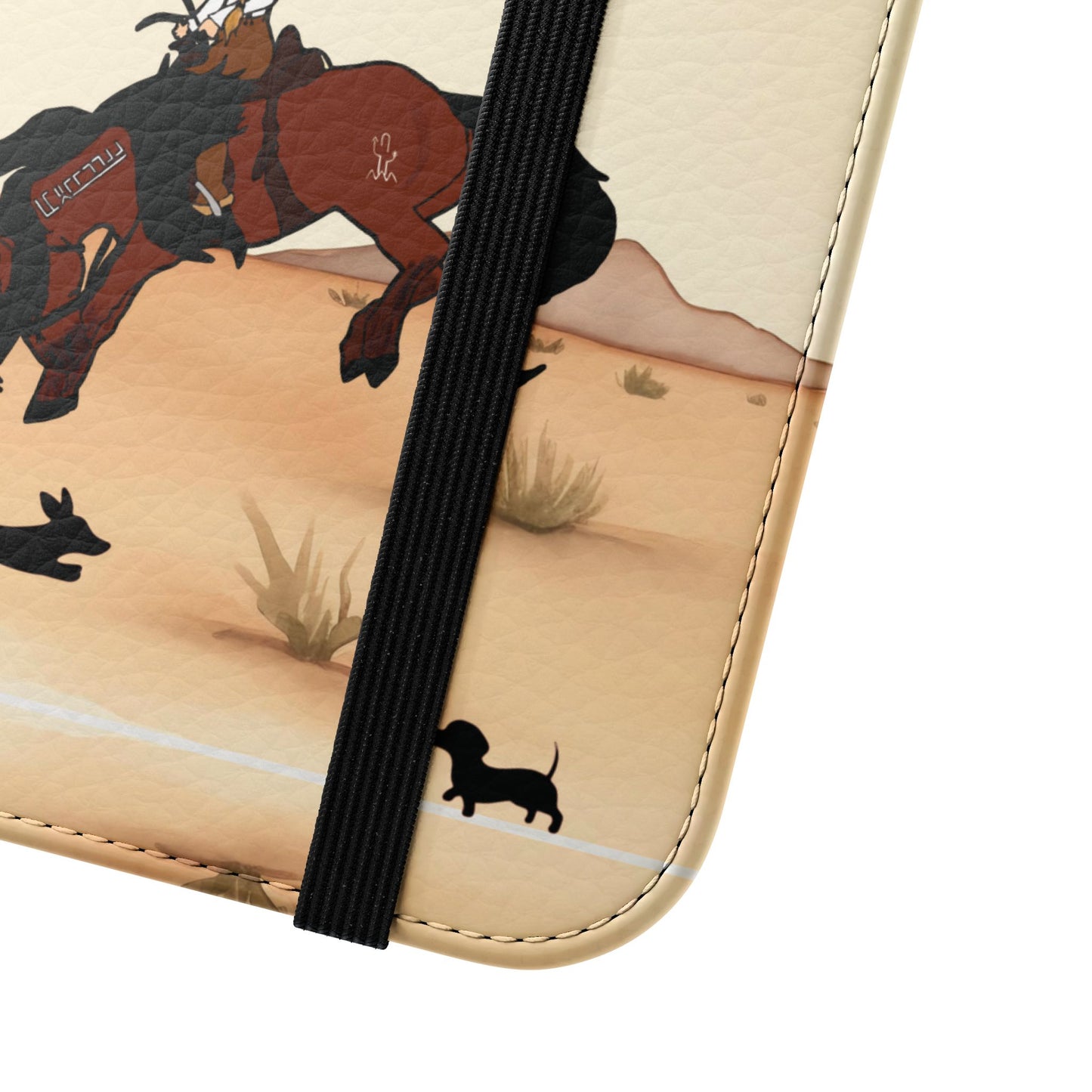 Salty Mustang Co. Lady Puncher Flip Wallet Phone Case (Samsung & iPhone)