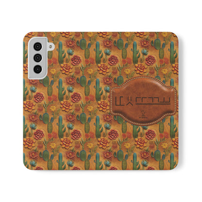 Customizable Mustang Brand Wallet Flip Phone Case (iPhone and Samsung)