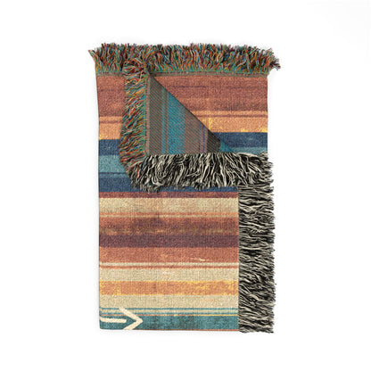 SMC Branded Rustic Serape Woven Blanket