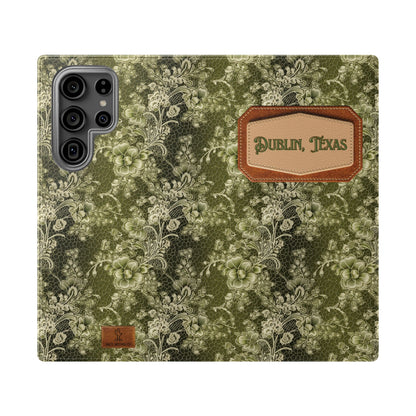 Dublin, Texas Lucky Lace Phone Flip Case Wallet (Samsung & iPhone)