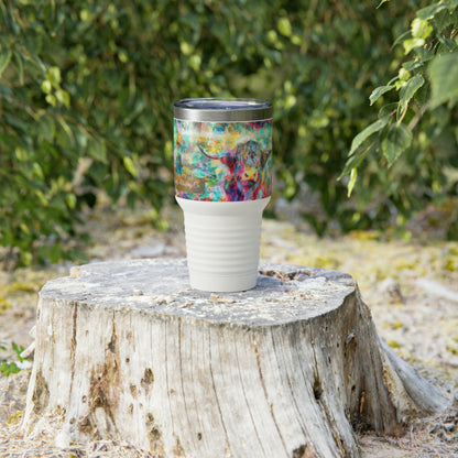 Salty Mustang Co. Highland Cow Multi-Color Ringneck Tumbler, 30oz