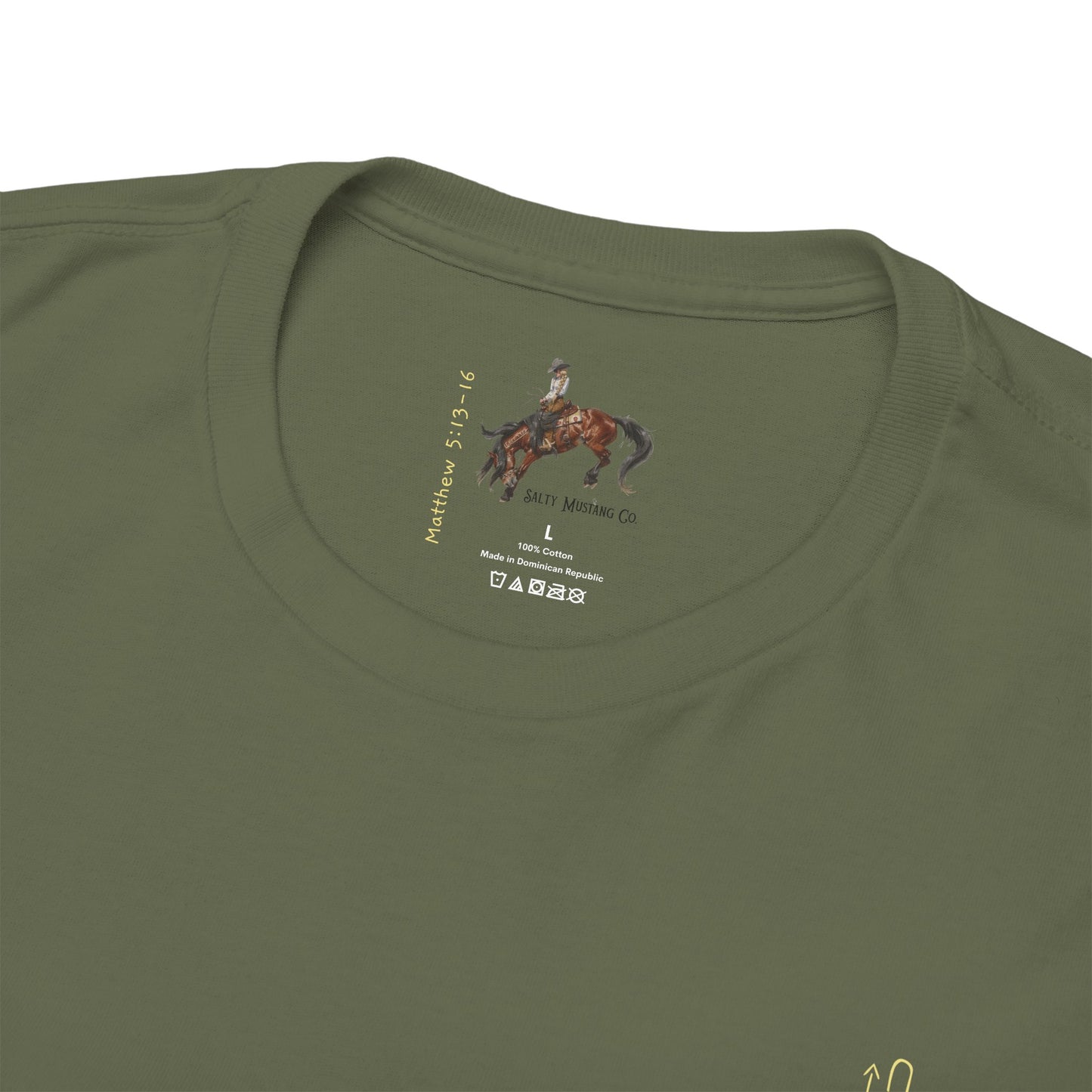 Dublin, Texas Shamrock Bronc Rider Unisex Heavy Cotton Tee