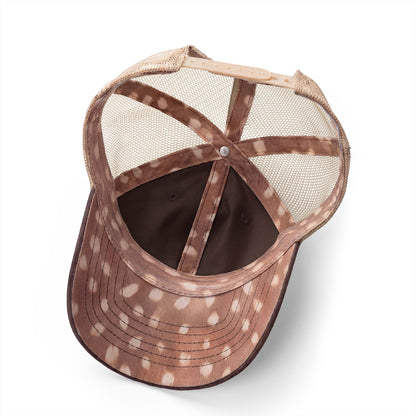 Women's Washed Mesh-Back Cap Embroidered Brand