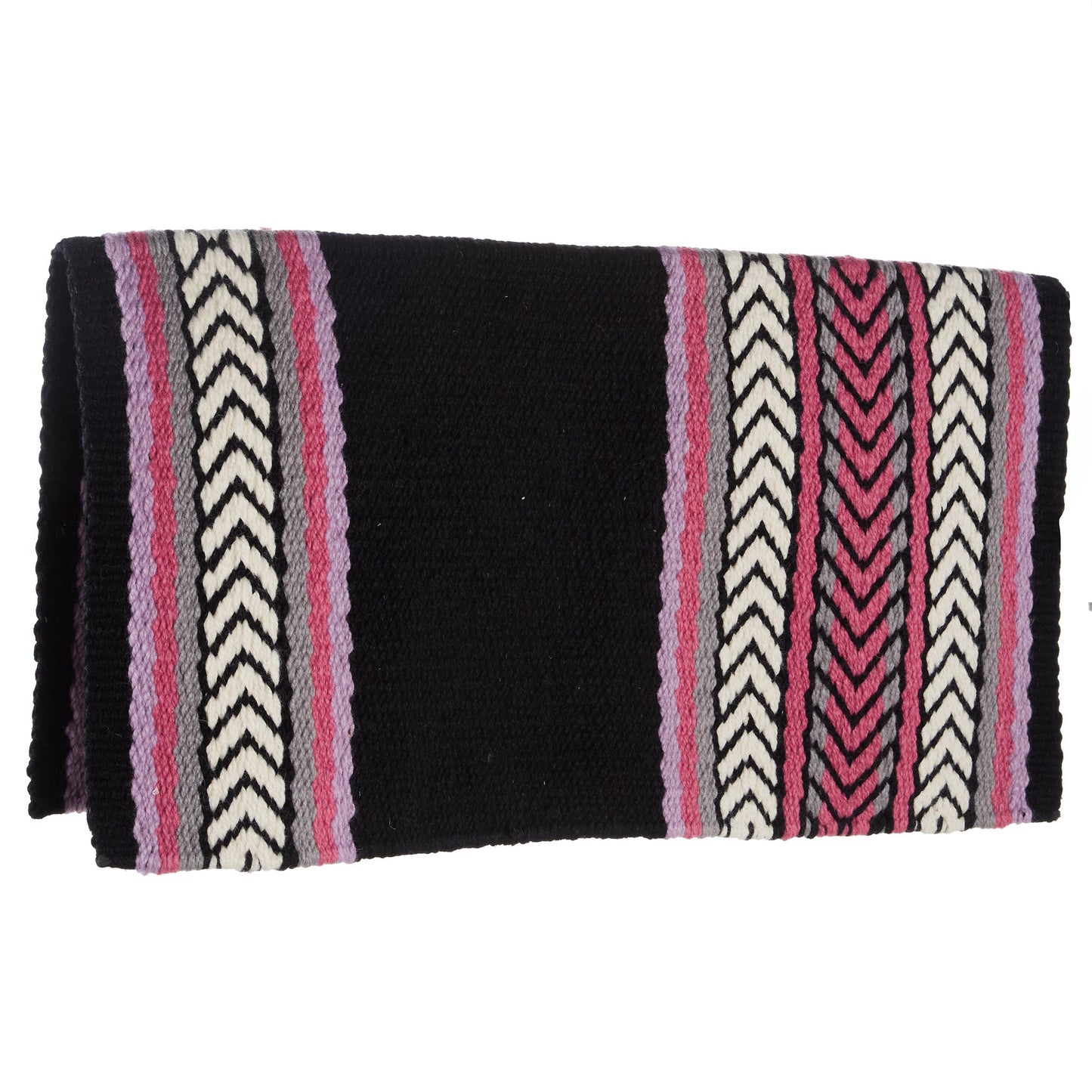 1425-5 Iron Horse 36x34 New Zealand Wool Saddle Blanket MULTI