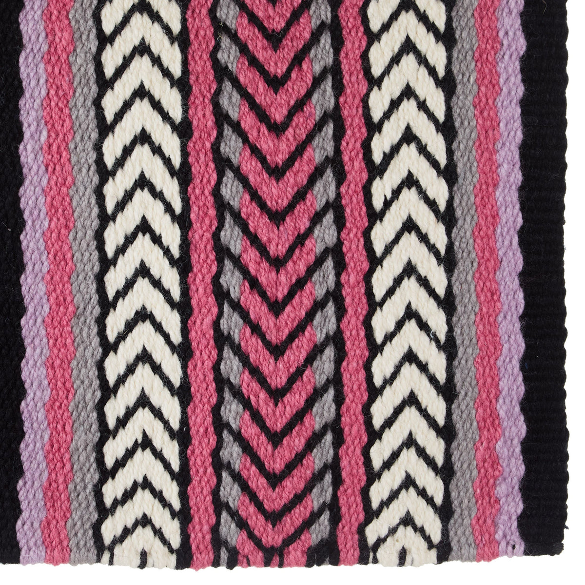 1425-5 Iron Horse 36x34 New Zealand Wool Saddle Blanket MULTI