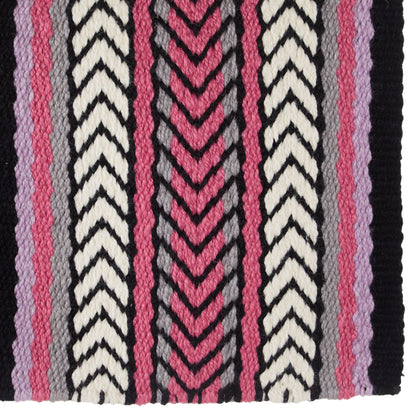 1425-5 Iron Horse 36x34 New Zealand Wool Saddle Blanket MULTI