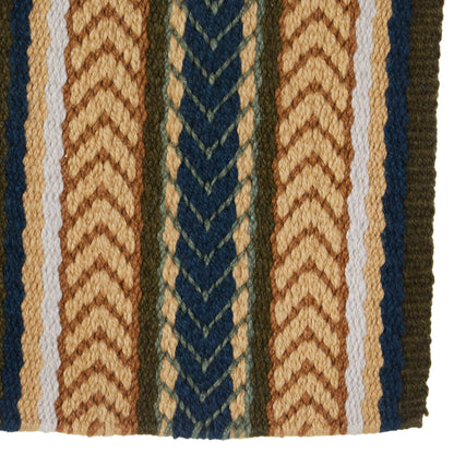 1425-9 Iron Horse 36x34 New Zealand Wool Saddle Blanket MULTI