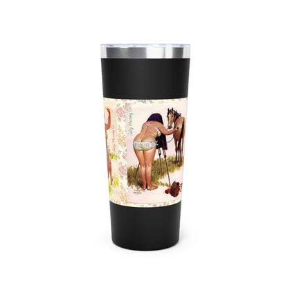 Hilda On The Farm Duane Bryers Copper Vacuum Insulated Tumbler, 22oz