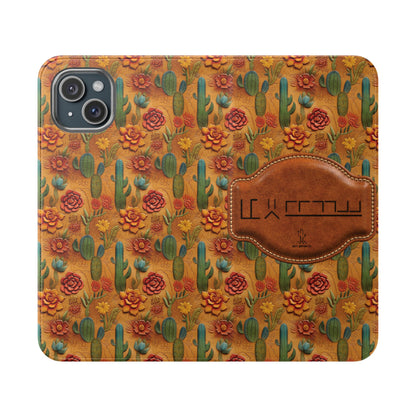 Customizable Mustang Brand Wallet Flip Phone Case (iPhone and Samsung)