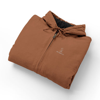 Salty Mustang Co. CornerStone® Men's Duck Cloth Hooded Work Jacket (Embroidery)