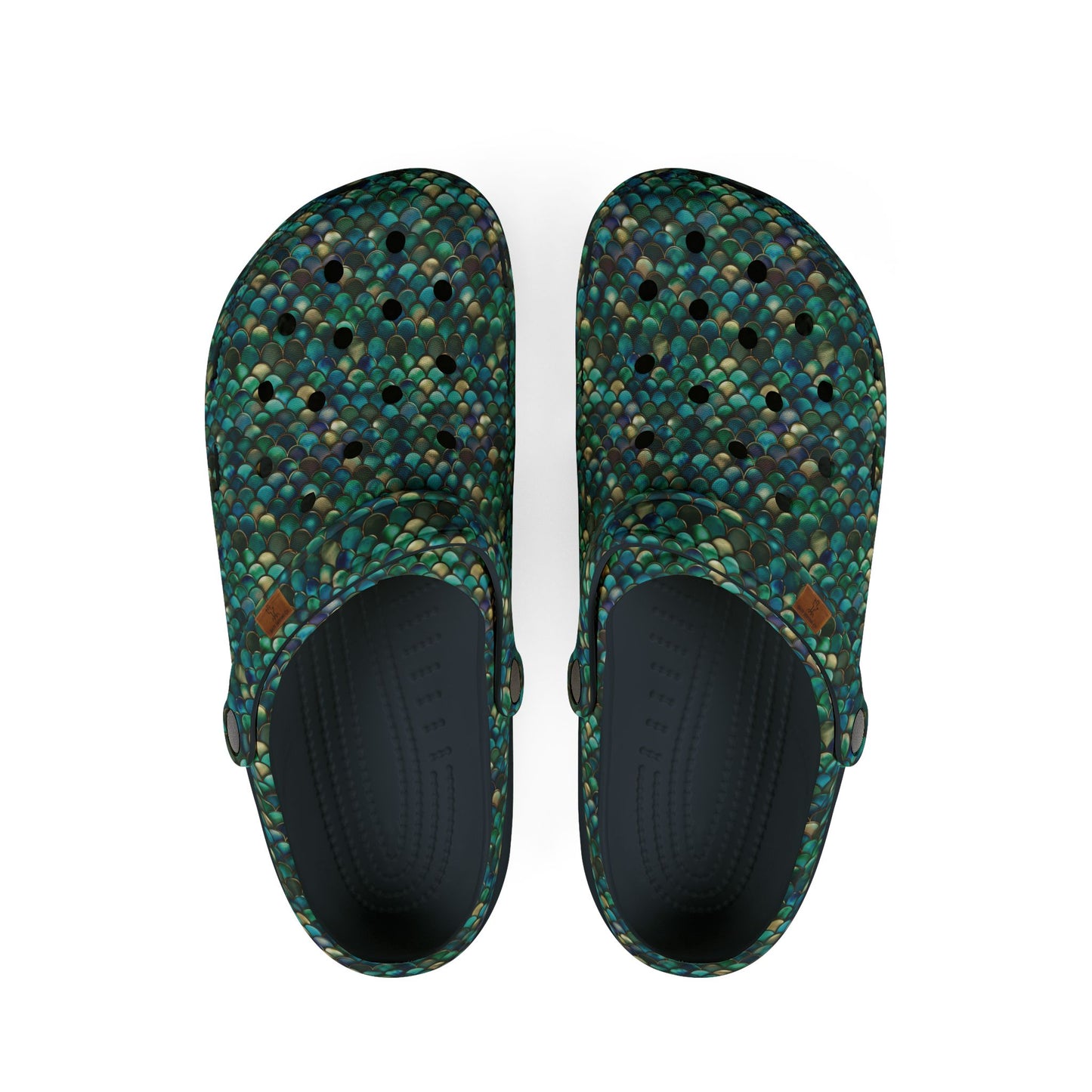 Wake Up Fishy Foam Rubber Salty Clogs