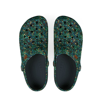 Wake Up Fishy Foam Rubber Salty Clogs