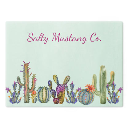 Salty Mustang Co. Cactus Cutting Board