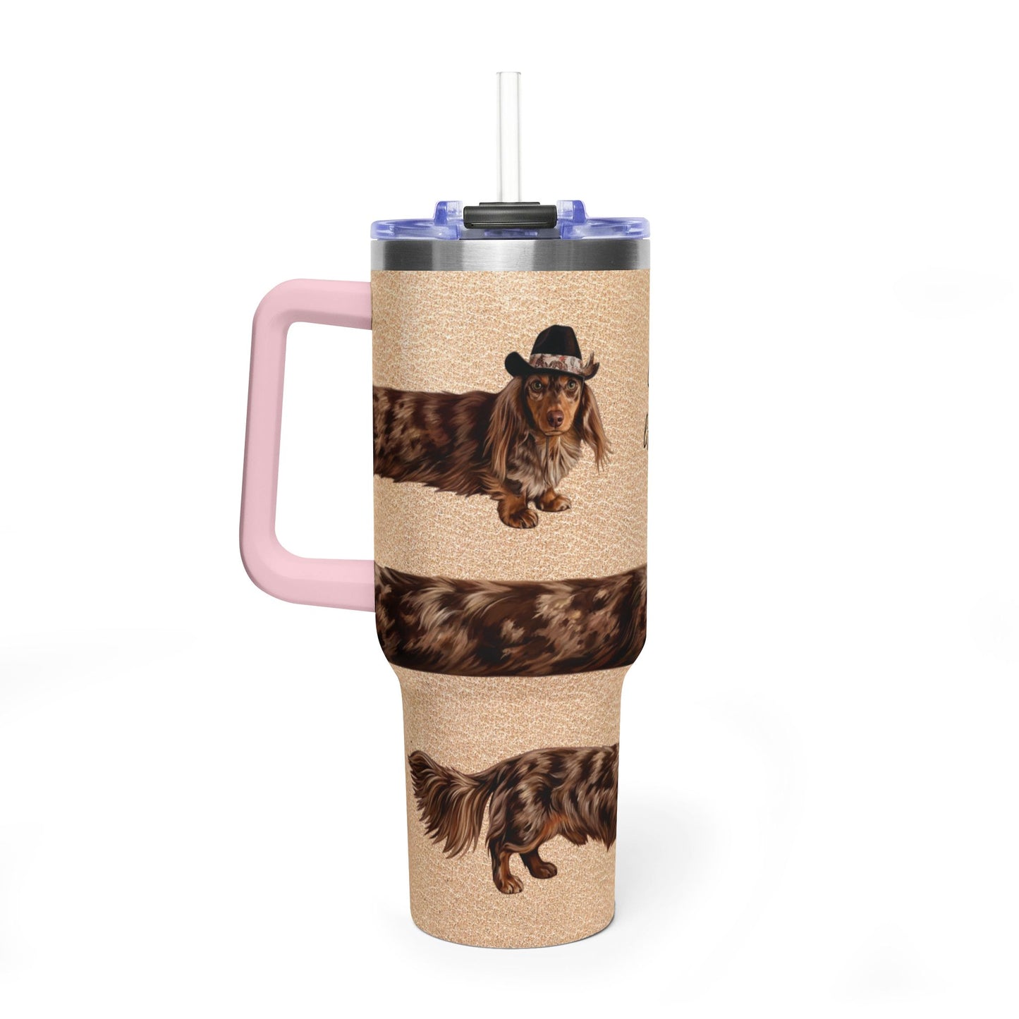 Andouille Wrap Get A-Long Little Doggie Vacuum Thermal Tumbler, 40oz