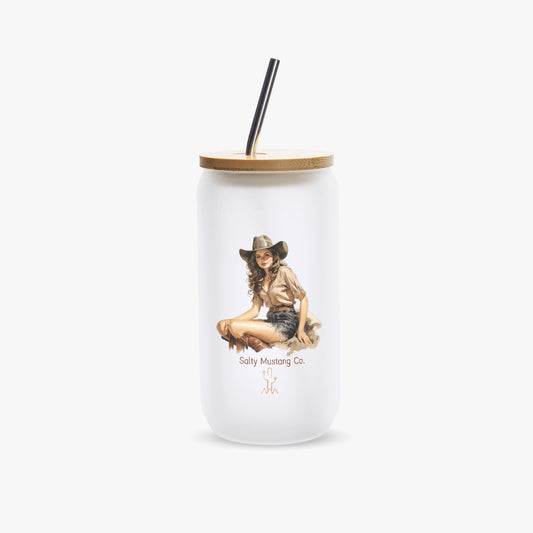 Marfa Cowgirl Frosted Glass Cups