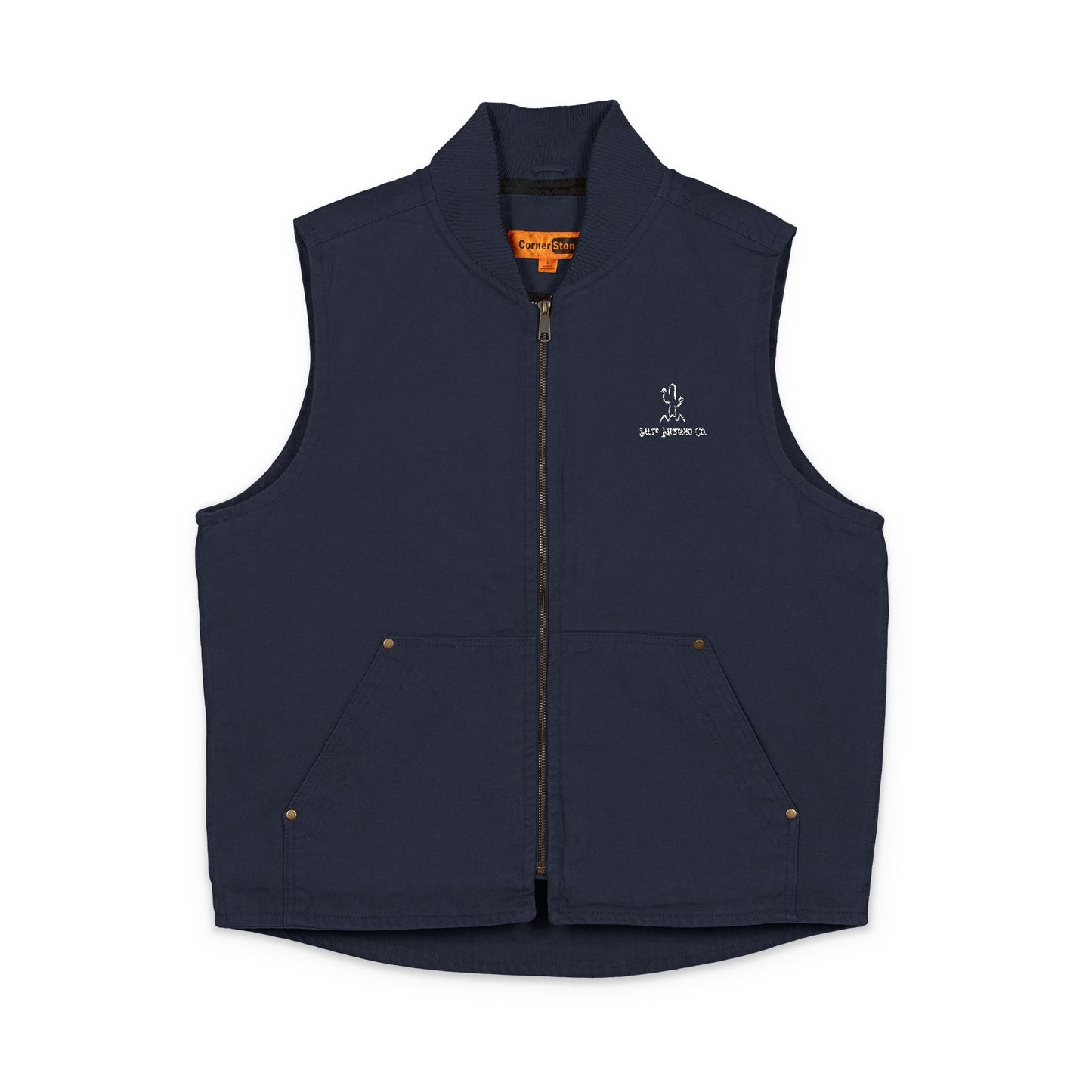Salty Mustang Co. CornerStone® Washed Duck Cloth Vest (Embroidery)