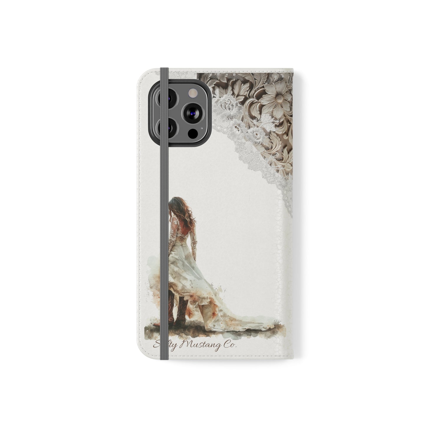 Leather & Lace Flip Cases (Samsung AND iPhone)