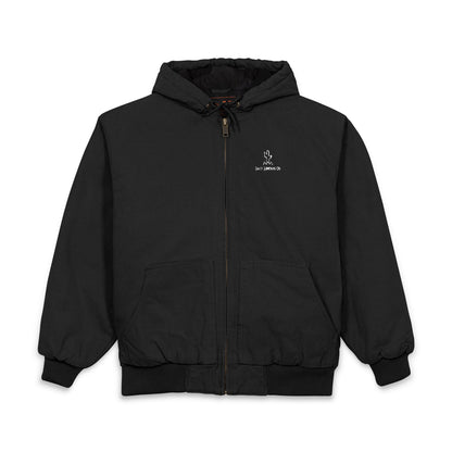 Salty Mustang Co. CornerStone® Men's Duck Cloth Hooded Work Jacket (Embroidery)