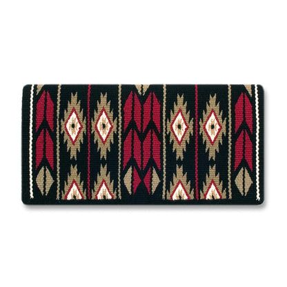 1466-5 Flying Eagle 38x34 New Zealand Wool Saddle Blanket RED