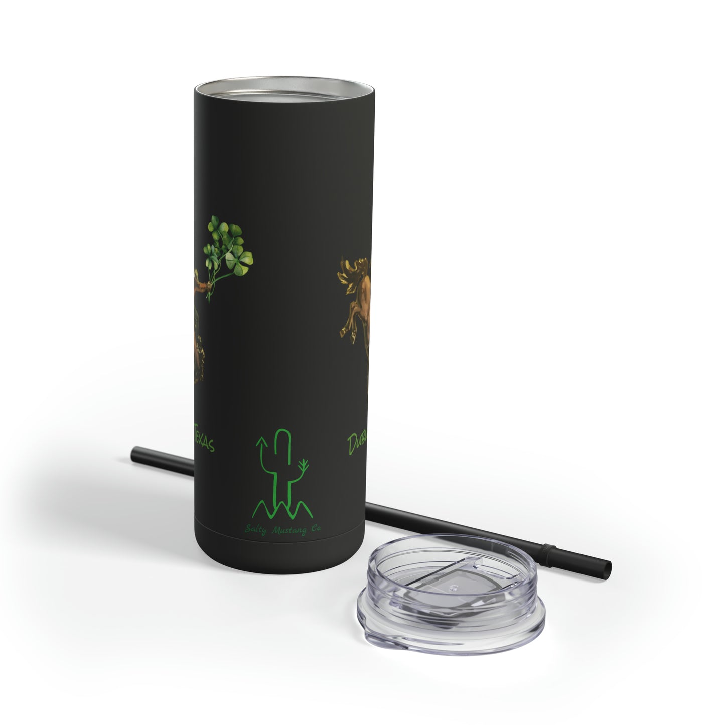 Dublin, Texas Bronc Rider Shamrock Matte Tumbler, 20oz