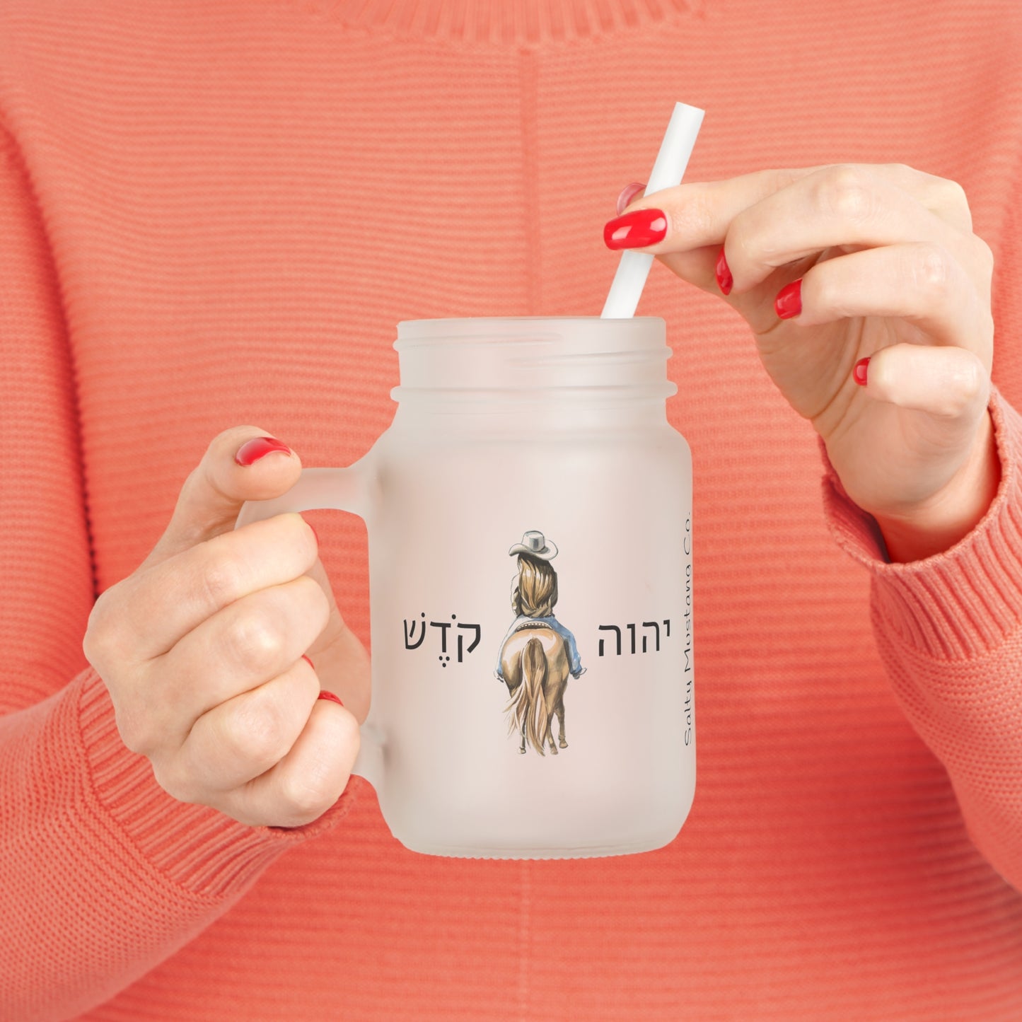 Kodesh Cowgirl Mason Jar