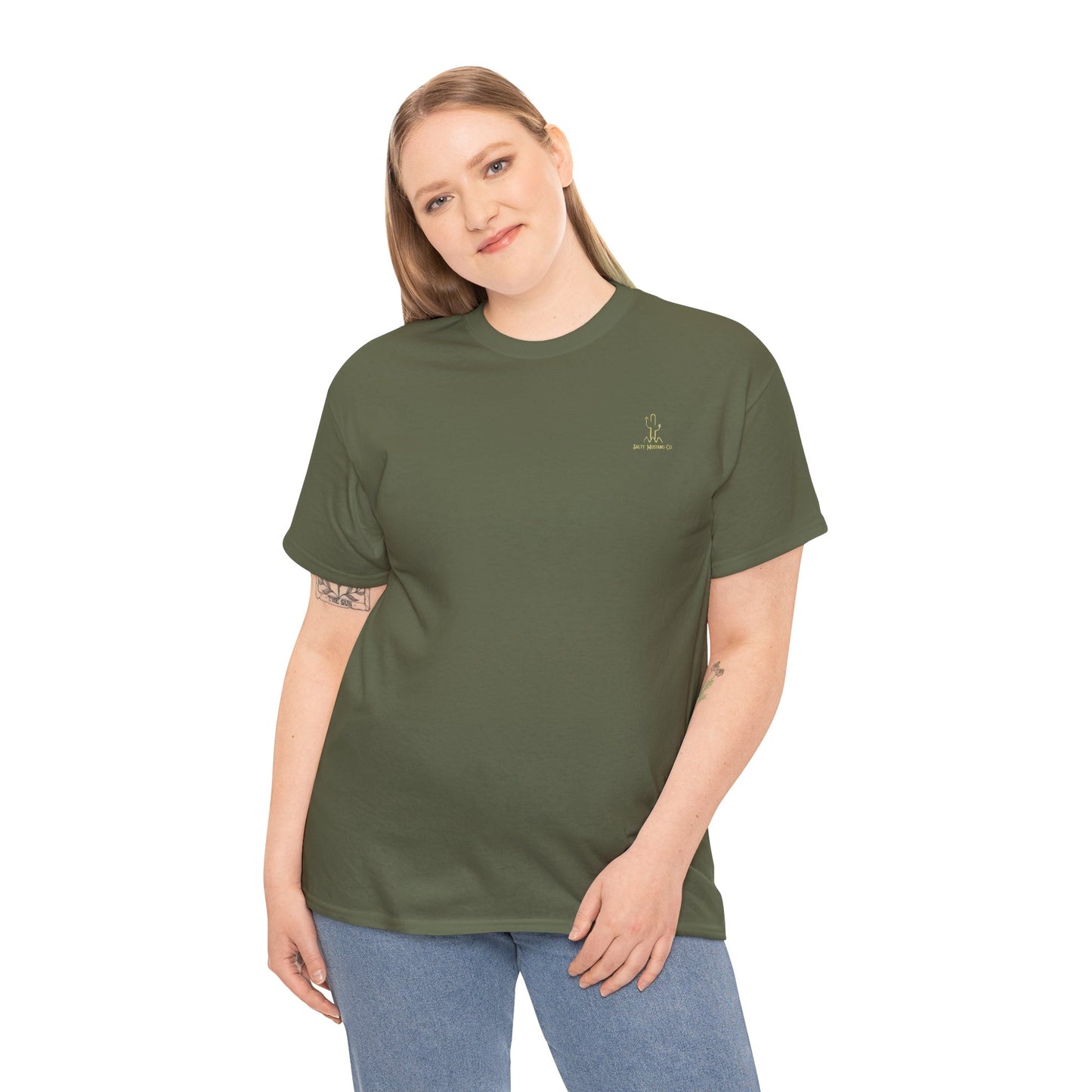 Dublin, Texas Shamrock Bronc Rider Unisex Heavy Cotton Tee