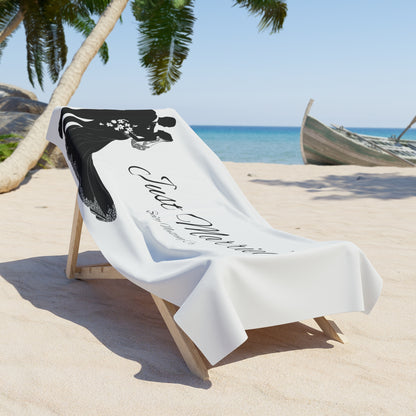 Just Married Beach Towel