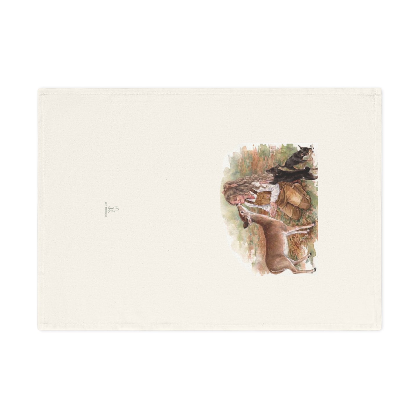As The Deer Pants For Water Organic Cotton Tea Towel