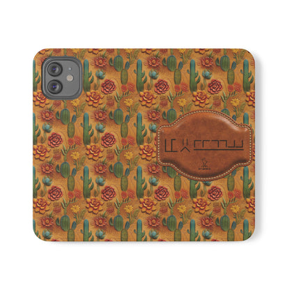 Customizable Mustang Brand Wallet Flip Phone Case (iPhone and Samsung)