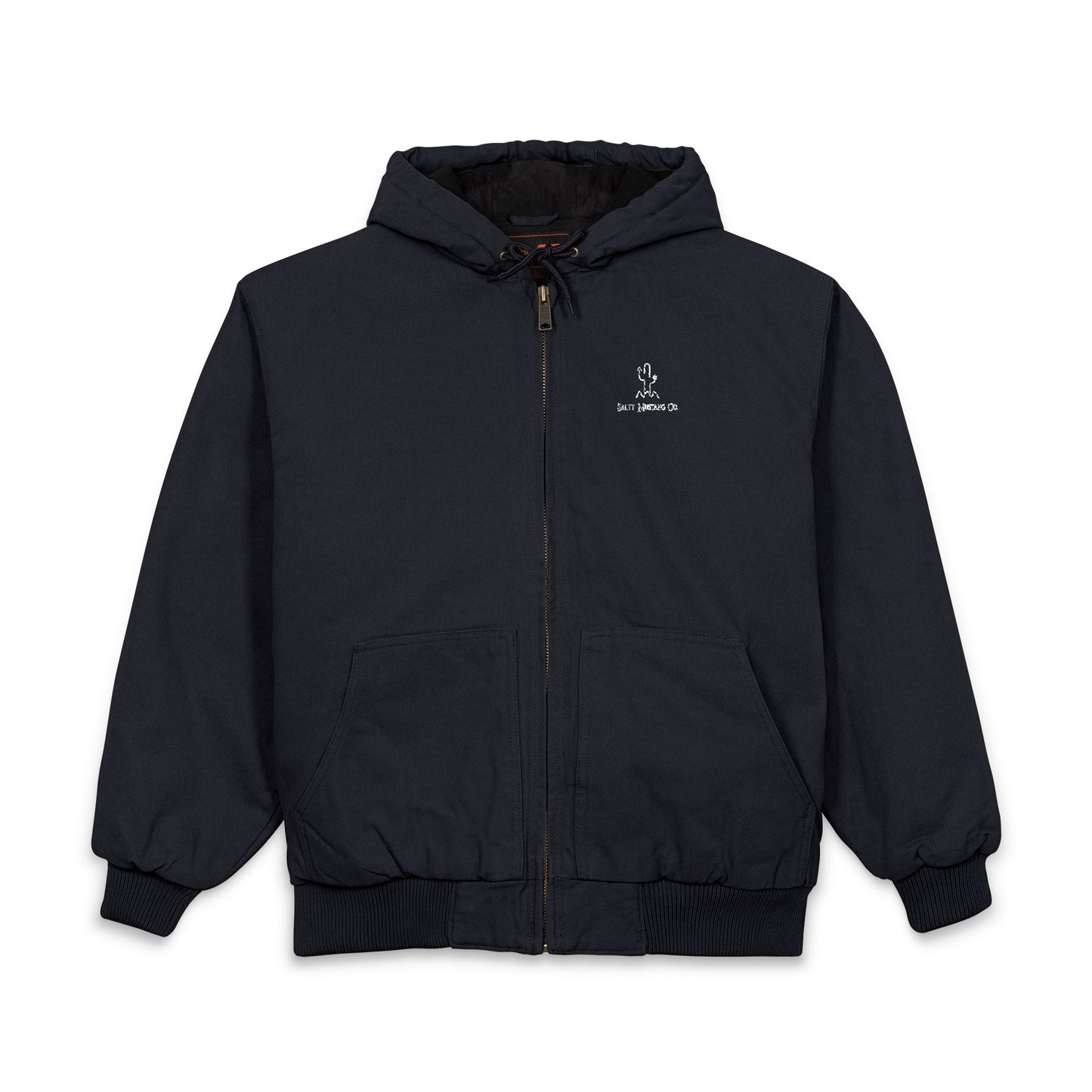 Salty Mustang Co. CornerStone® Men's Duck Cloth Hooded Work Jacket (Embroidery)