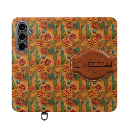 Customizable Mustang Brand Wallet Flip Phone Case (iPhone and Samsung)