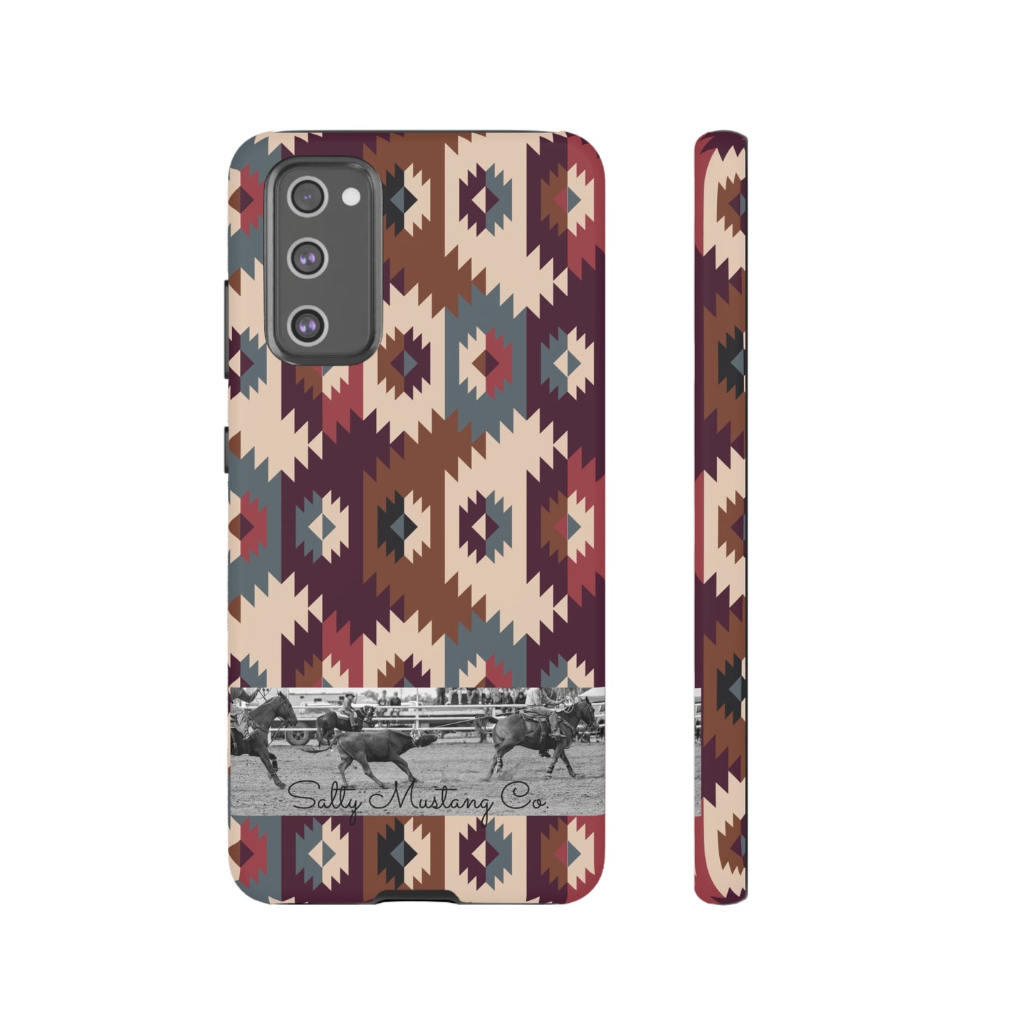 Southwest Pattern Team Roper Band Samsung Tough Cases