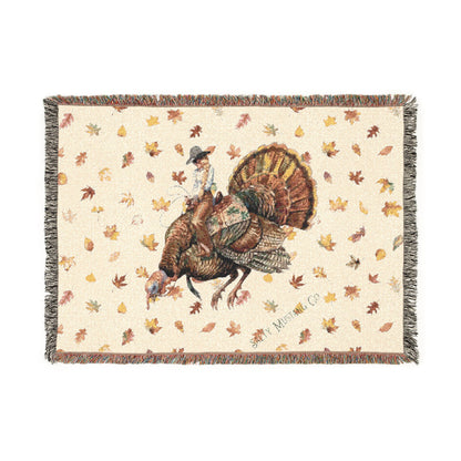Turkey Puncher Woven Blanket