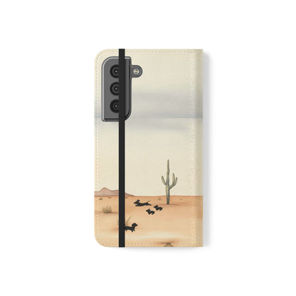 Salty Mustang Co. Lady Puncher Flip Wallet Phone Case (Samsung & iPhone)