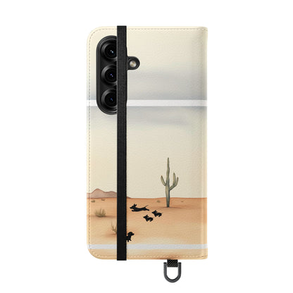 Salty Mustang Co. Lady Puncher Flip Wallet Phone Case (Samsung & iPhone)