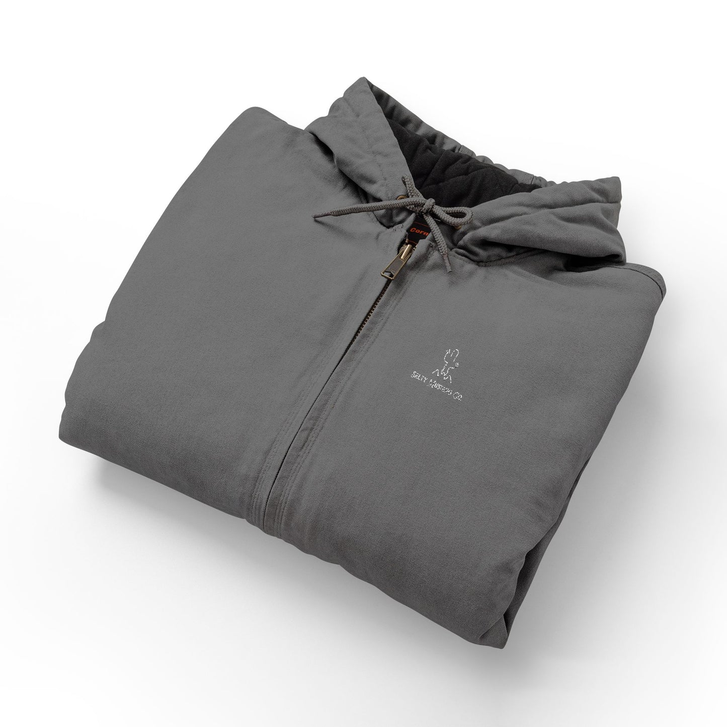 Salty Mustang Co. CornerStone® Men's Duck Cloth Hooded Work Jacket (Embroidery)