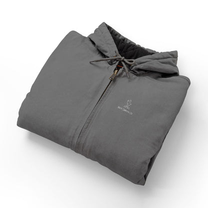 Salty Mustang Co. CornerStone® Men's Duck Cloth Hooded Work Jacket (Embroidery)